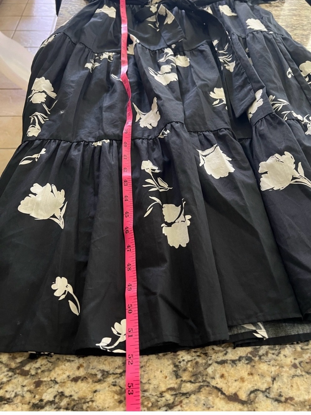 Sugarlips Tiered Midi Dress Curve 2X - Picture 10 of 11